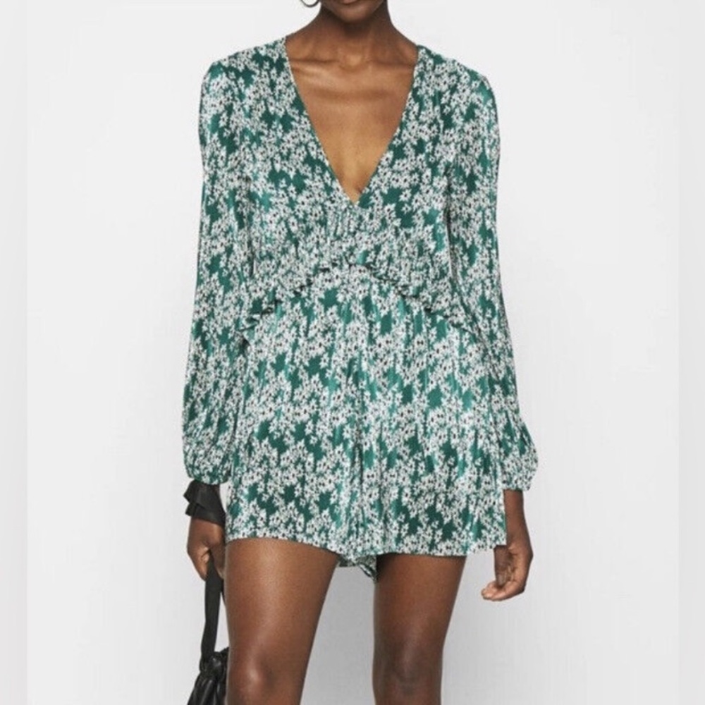 Topshop Floral Romper